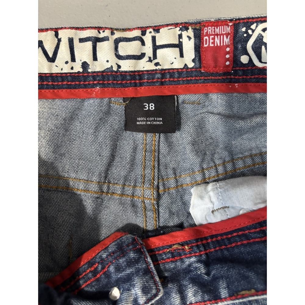 Switch Premium Denim Men's Jean Shorts Size 38 Y2K - Picture 2 of 7